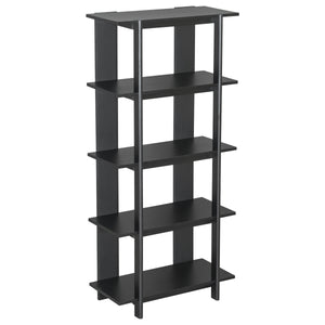 4-Tier Wooden Open Bookcase