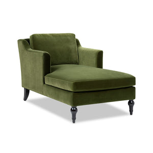 Josephine 60" Upholstered Chaise Lounge in Olive