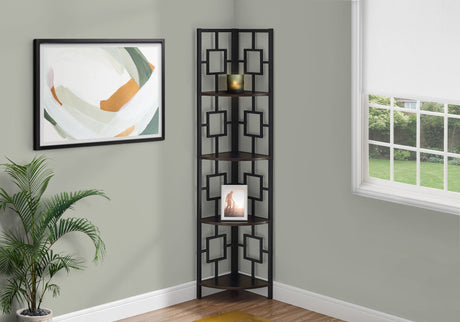 4 Tier Bookshelf, Bookcase, Etagere, Corner, For Office, Contemporary & Modern - Best Buy Furniture