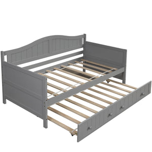 Wooden Daybed, Sofa Bed, No Box Spring Needed