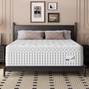 14" King Hybrid Mattress, Memory Foam & Pocket Spring Bed