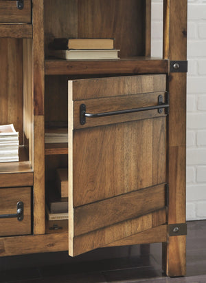 Roybeck - Accent Cabinet - Light Brown / Bronze - Best Buy Furniture
