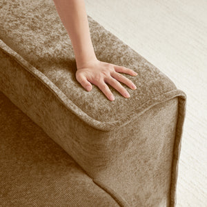 Streamlined Design Deep Seat Modular 4 Seat Boneless Sofa
