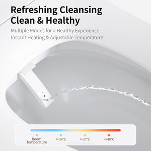 Smart Toilet Bidet with Auto Open Close