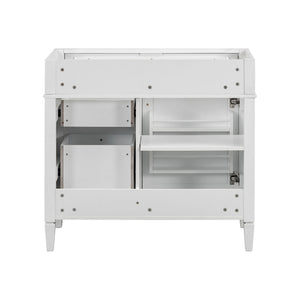 Bathroom Vanity With 2 Drawers And Tip-Out Drawer, Storage Cabinet