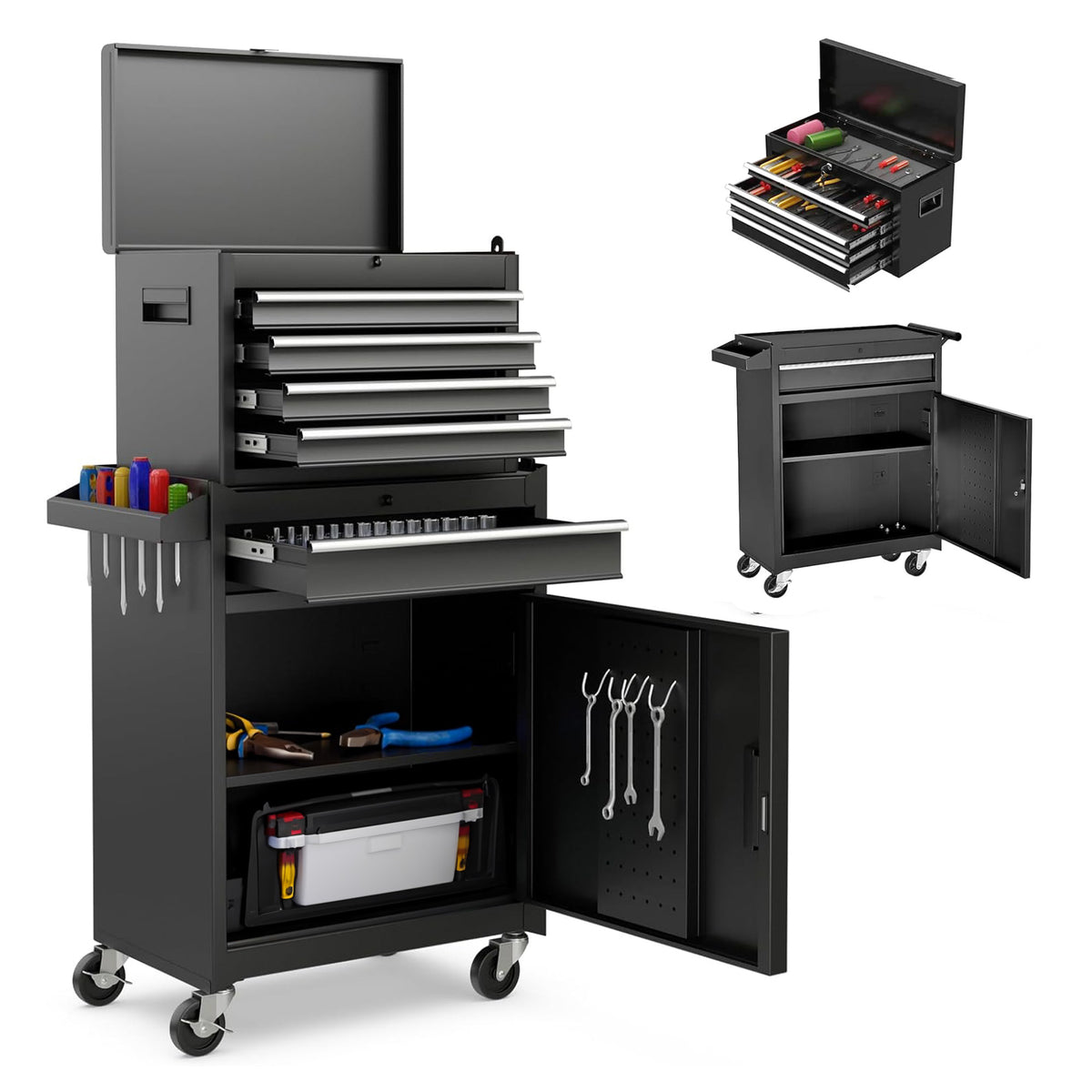 5-Drawer Rolling Tool Storage Cabinet
