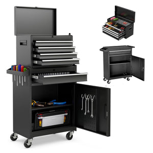 5-Drawer Rolling Tool Storage Cabinet