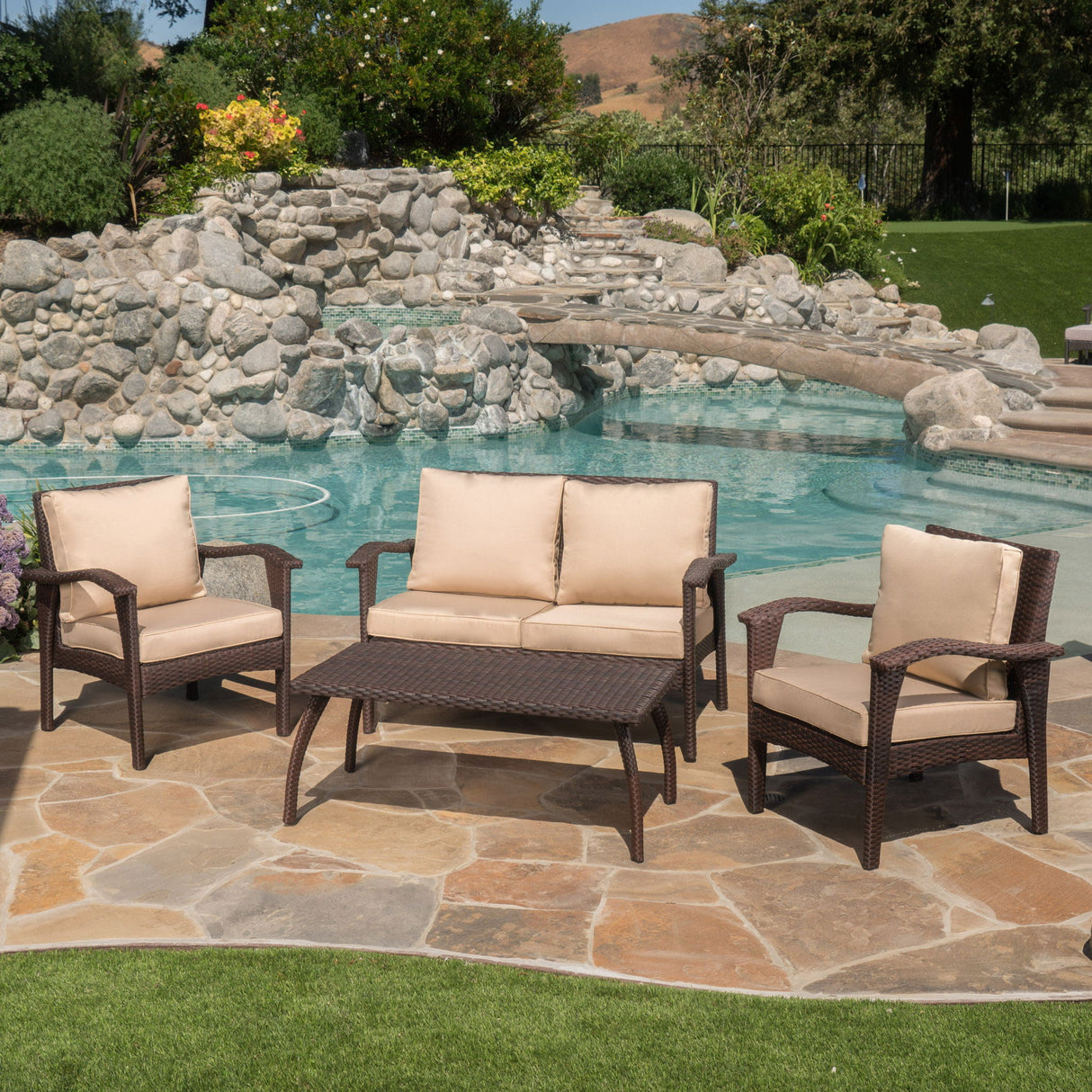 Honolulu - Wicker Set Outdoor Seating