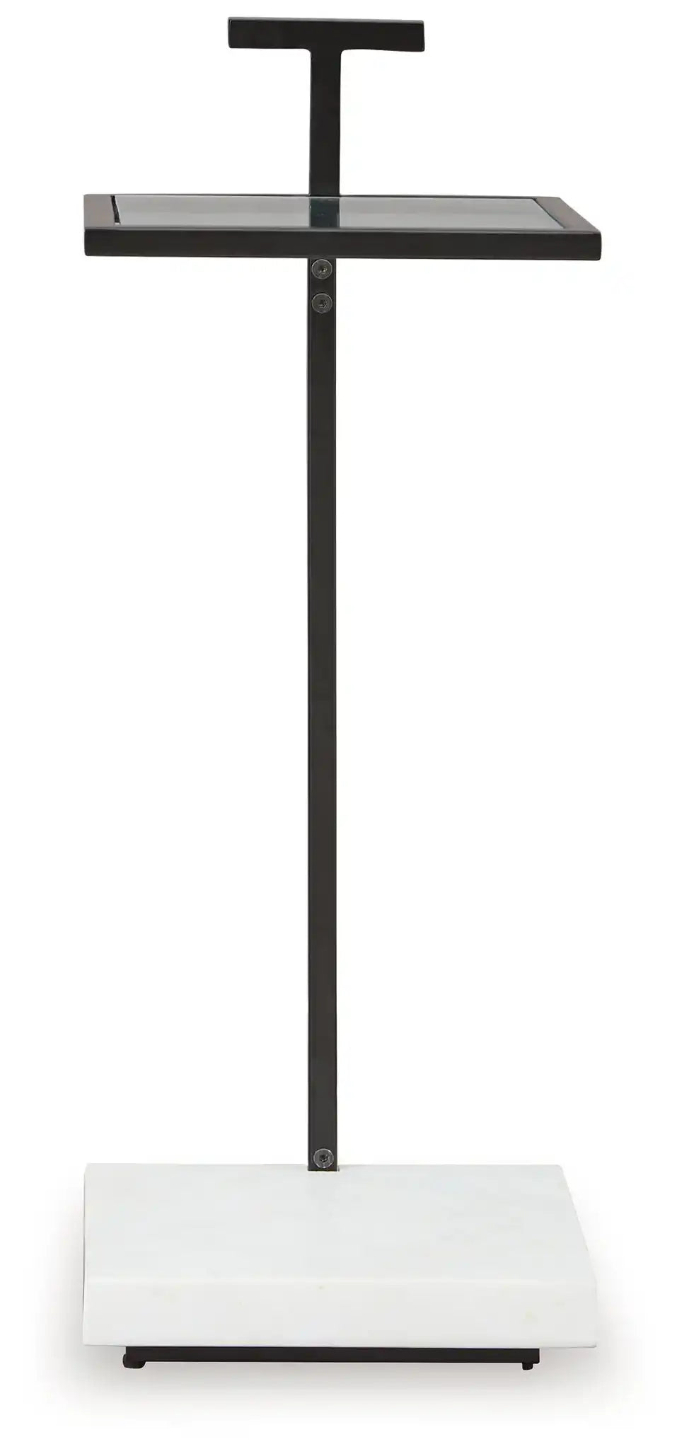 Mannill - Accent Table - Black / White