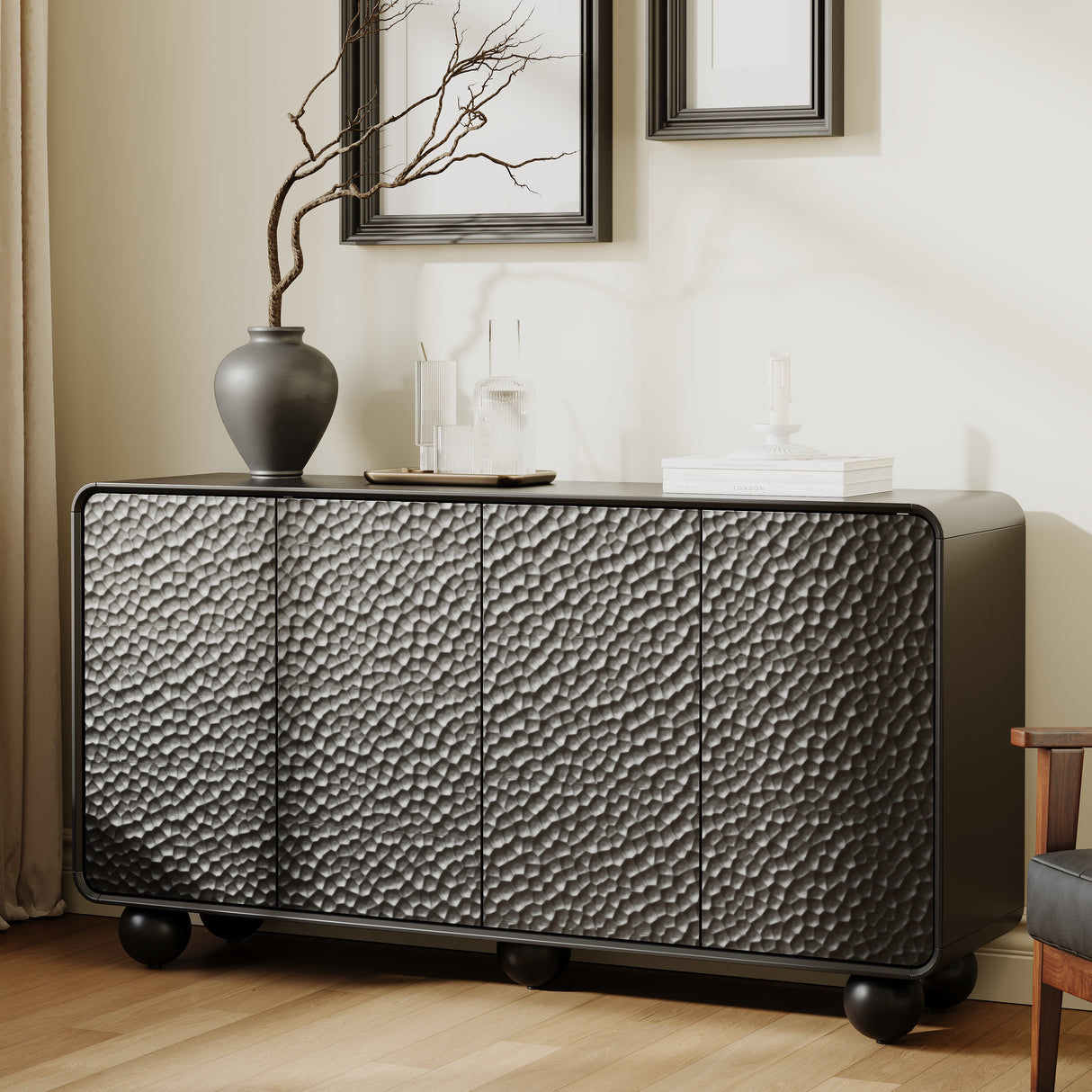 59'' Sideboard Buffet Cabinet with Storage