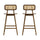 Bari - Indoor Wood Barstool (Set of 2) - Best Buy Furniture