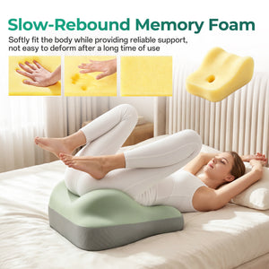 27° Ergonomic Memory Foam Support Pillow for Couples