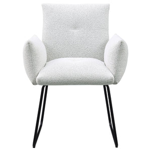 Donica - Upholstered Dining Arm Chair (Set of 2) - Light Gray