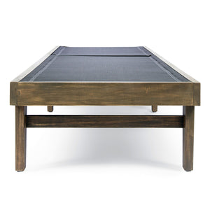 Summerland Chaise Lounge Dark Mesh Outdoor Seating - Dark Gray