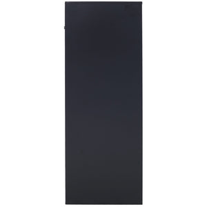 Large Steel Freestanding Floor Parcel Package Drop With Locking Letterbox Drop Mail Box With Multi Compartments - Black
