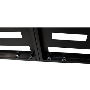 4x2 Ft Metal Air Conditioner Fence with Planter Boxes