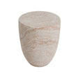 Outdoor / Indoor Lightweight, Concrete Side Table, Travertine - Beige - Best Buy Furniture