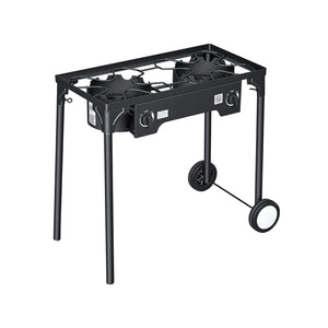 2 Burner Outdoor Propane Gas Stove, 150,000 BTU