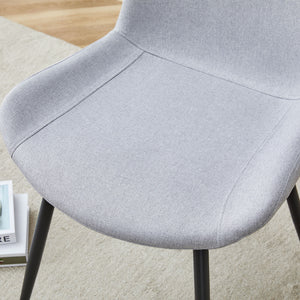 Modern Medieval Style Restaurant Cushioned Chairs With Suede Backrests