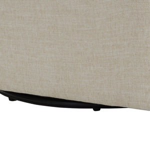 Tolland - Swivel Accent Chair With Antique Brass Nailhead Trim - Beige