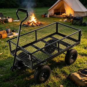 Wagon Cart Garden Cart Trucks Make It Easier to Transport Firewood
