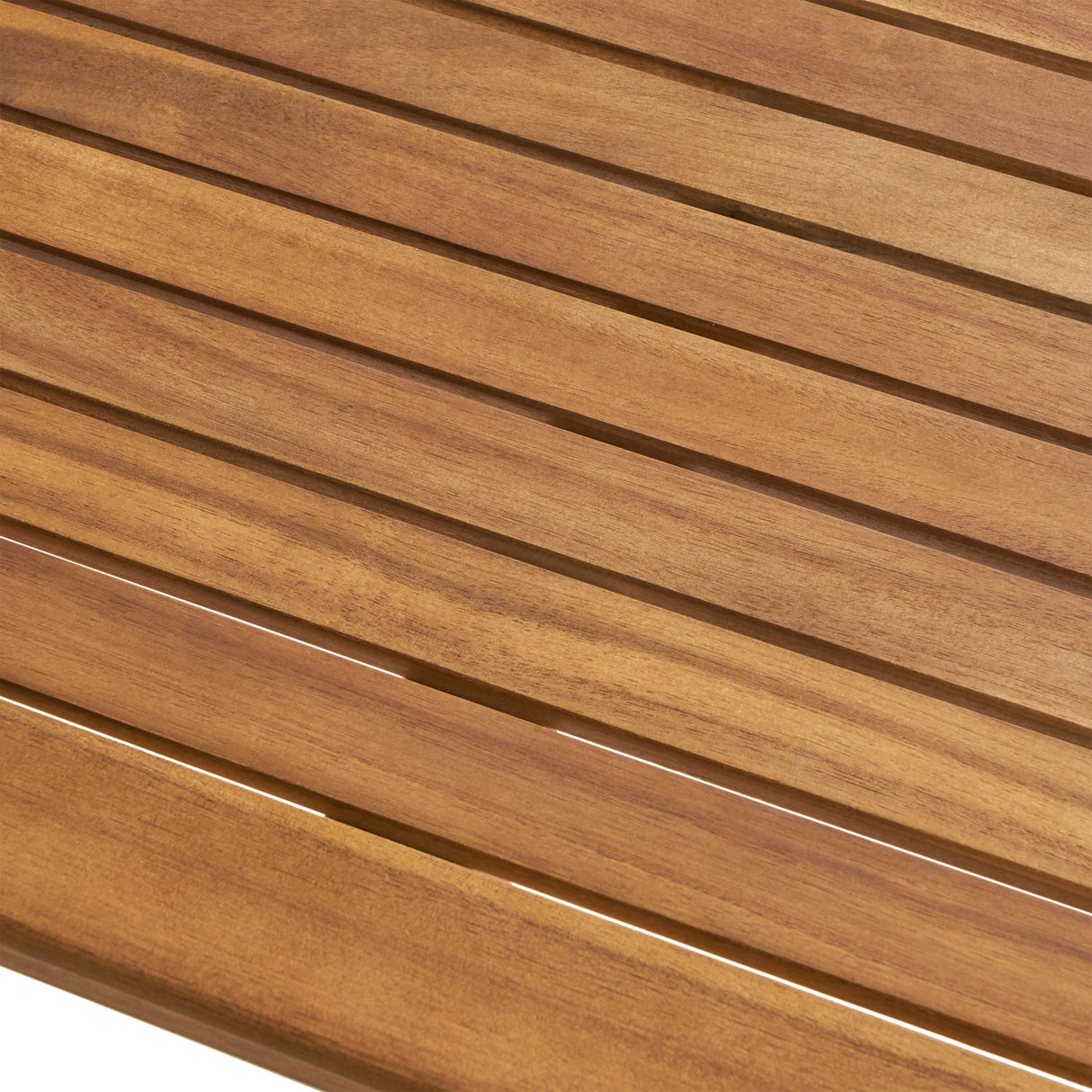 Outdoor Minimalist Acacia Wood Rectangle Bar Table