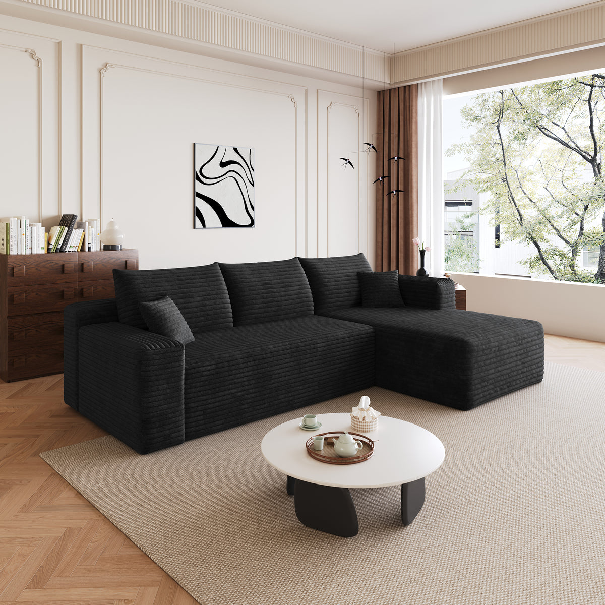 95" Cloud Sectional Sofa