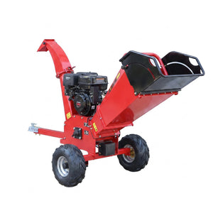 Small Wood Chipper for Home Towable Wood Chipper with 5in Chipping Capacity