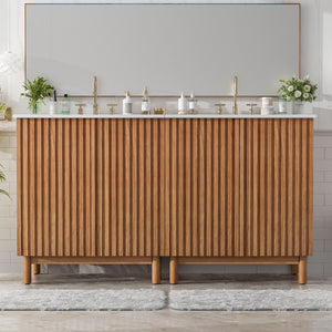 Traditional Bathroom Vanity With Ceramic Sink