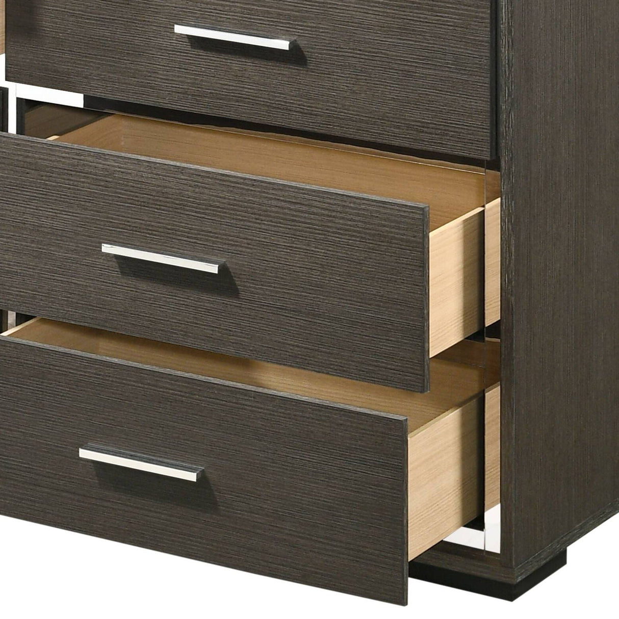 Escher - Dresser - Gray / Oak - Best Buy Furniture