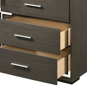 Escher - Dresser - Gray / Oak - Best Buy Furniture