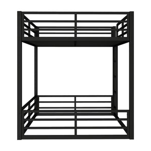 Metal Bunk Bed, Full XL Over Full XL Frame