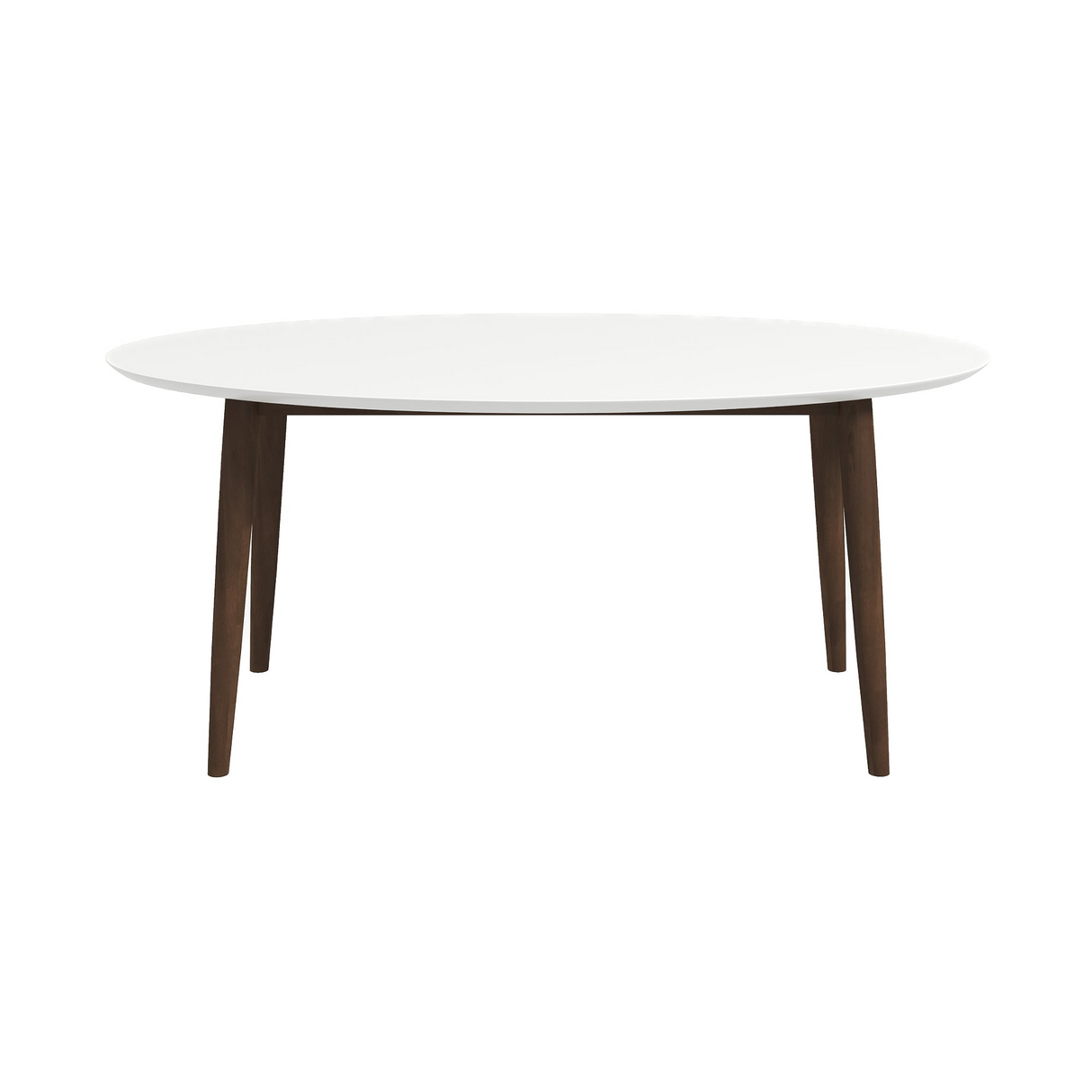 Ada Mid Century Modern Style Solid Wood Dining Table