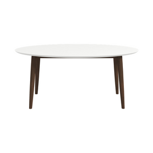Ada Mid Century Modern Style Solid Wood Dining Table