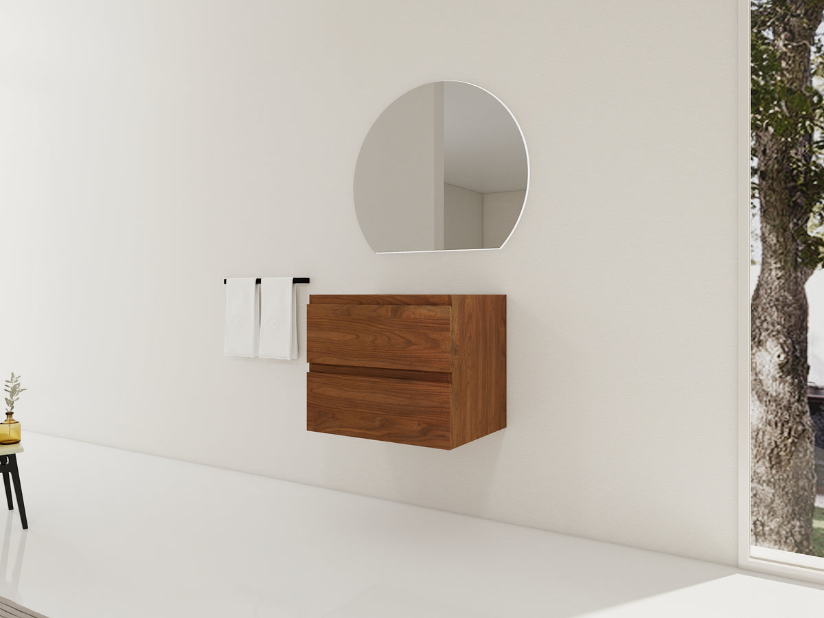24" Wall-Mounted Bathroom Vanity