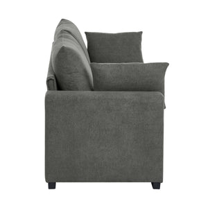 Upholstered Sofa with Toss Pillows