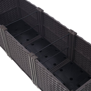 Deep Raised Garden Bed Plastic Planter Boxes
