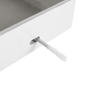 Modern Wall Mounted Bathroom Vanity With Resin Sink And Soft Close Drawer