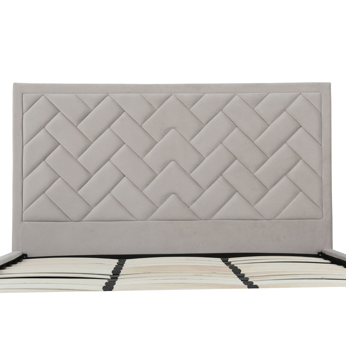 Crosby - Bed With Upholstered Headboard And Slats