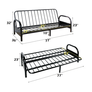 Alfonso Adjustable Sofa Frame (Cushion Not Included) - Black