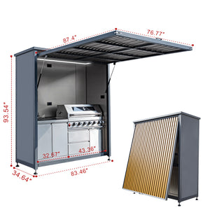 3FTx7FT BBQ House Outdoor Kitchen