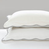 Coastal Chic Scalloped Edge 3 Piece Comforter Set