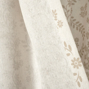 Doreen Delicate Floral Window Curtain Panel Set