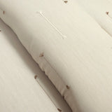 Boho Stripe Clip Jacquard 3 Piece Comforter Set