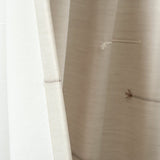 Boho Stripe Clip Jacquard Window Curtain Panel Set