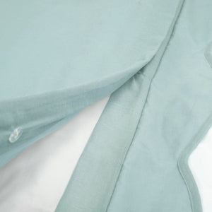 Coastal Chic Scalloped Edge 100% Cotton Reversible Duvet Cover Set