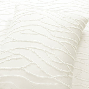 Jacquard Wave Duvet Cover 3 Piece Set