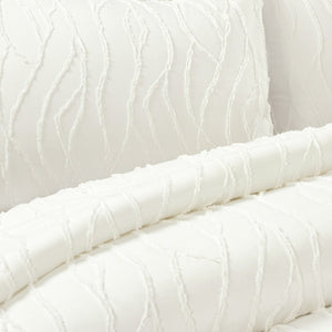 Jacquard Wave 3 Piece Comforter Set