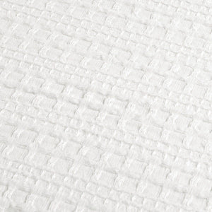 Haniya Solid Waffle Woven Cotton Textured Duvet Cover Set