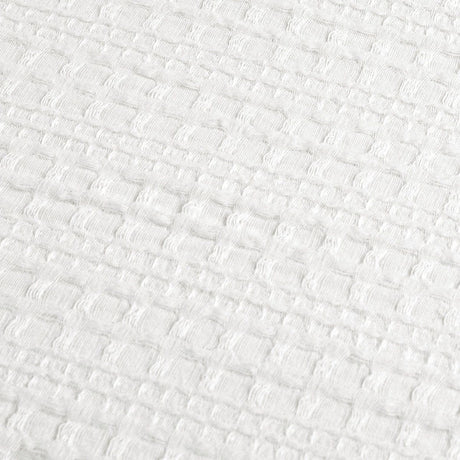 Haniya Solid Waffle Woven Cotton Textured Duvet Cover Set